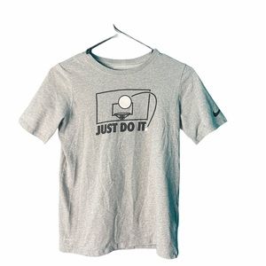 Nike “Just Do It” Grey Backboard Tee Size L